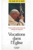 Vocations dans l'eglise