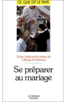 Se préparer au mariage