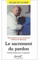 Le sacrement du pardon, numéro 10