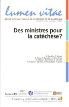 Des ministères pour la catéchèse