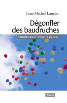 Dégonfler des baudruches - pensées pour inviter à penser