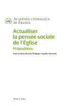 Actualiser la pensée sociale de l'église