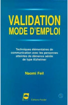 Validation mode d'emploi techniques elementaires de communication avec les perso