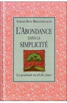 L'abondance dans la simplicité