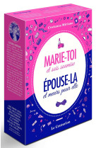 Le coffret du couple : coffret de marie-toi et sois soumise, pratique extrême pour femmes ardentes! et épouse-la et meurs pour elle, des hommes vrais pour des femmes sans peur!