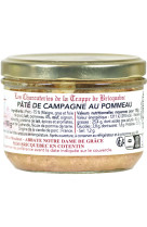 Pate de campagne au pommeau verrine 180g