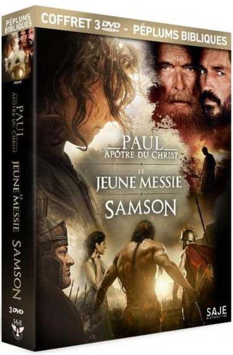 PEPLUMS BIBLIQUES - COFFRET 3 DVD - COLLECTIF - NC