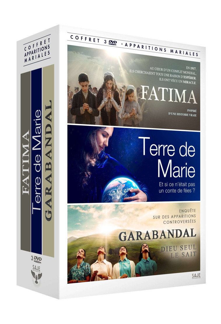 COFFRET APPARITIONS MARIALES (COFFRET 3 DVD) - Marco Pontecorvo, Juan Manuel COTELO, Brian Alexander Jackson - SAJEPROD