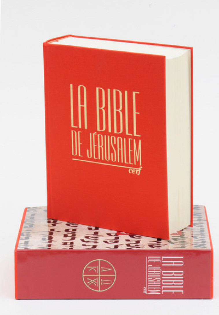 LA BIBLE DE JERUSALEM - MAJOR TOILE ROUGE -  EBAF - CERF