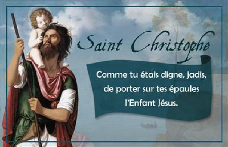 CARTES SAINT CHRISTOPHE, PROTECTEUR DES VOY AGEURS PAR LOT DE 20 EX - NC. - NC