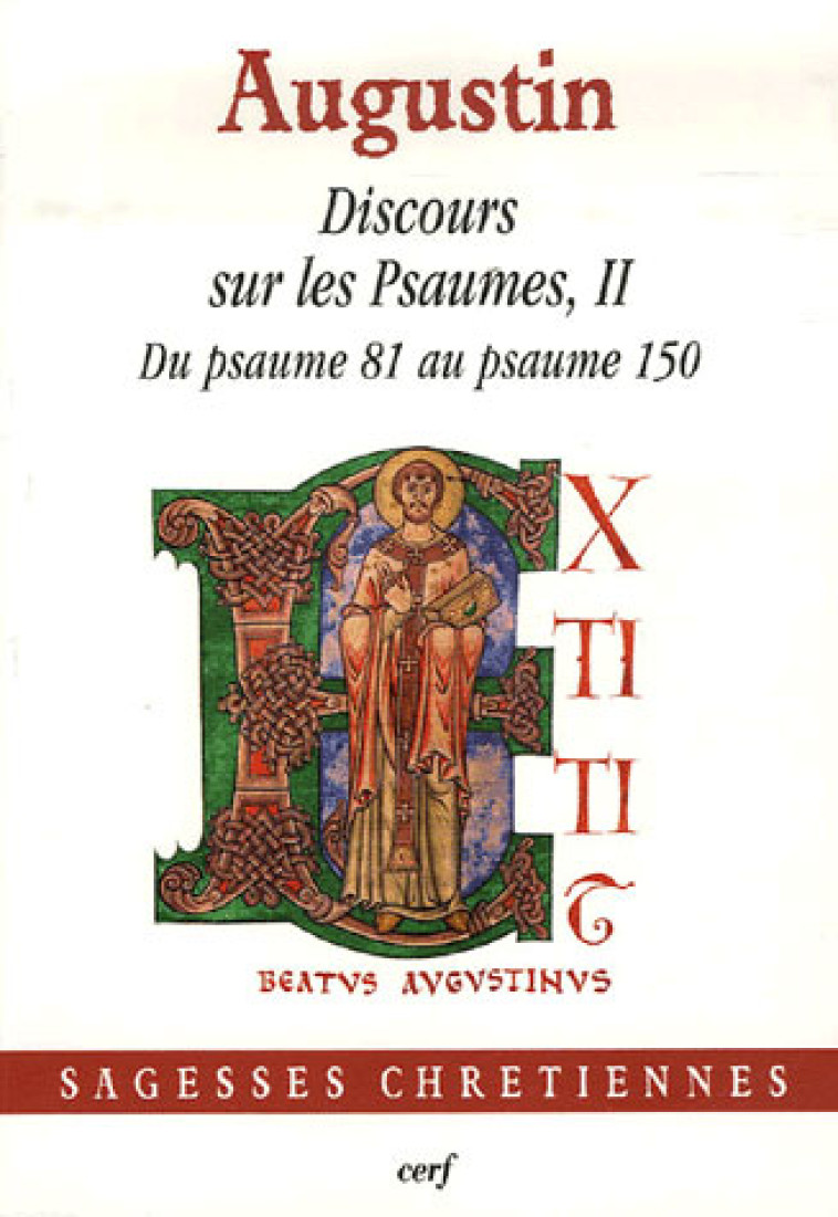 DISCOURS SUR LES PSAUMES II - AUGUSTIN - CERF