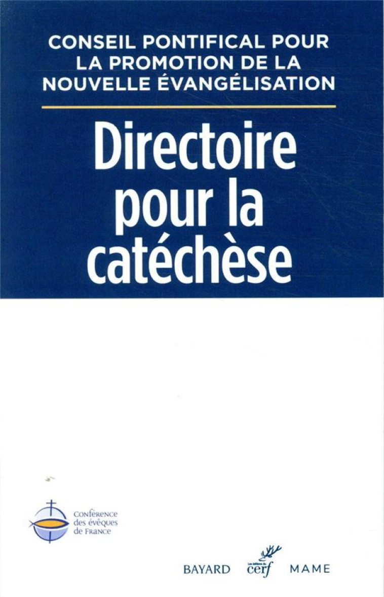 DIRECTOIRE POUR LA CATECHESE - CONS PONTI NVL EVAN - CERF