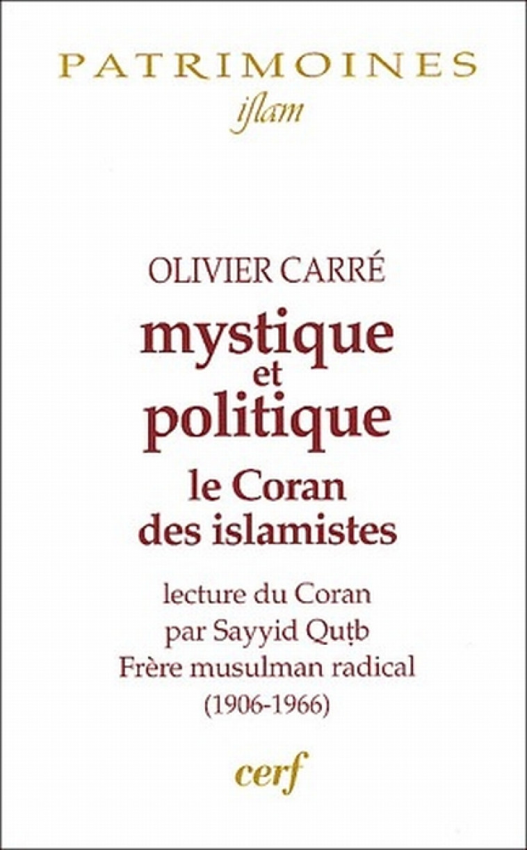 MYSTIQUE ET POLITIQUE - CARRE OLIVIER - CERF