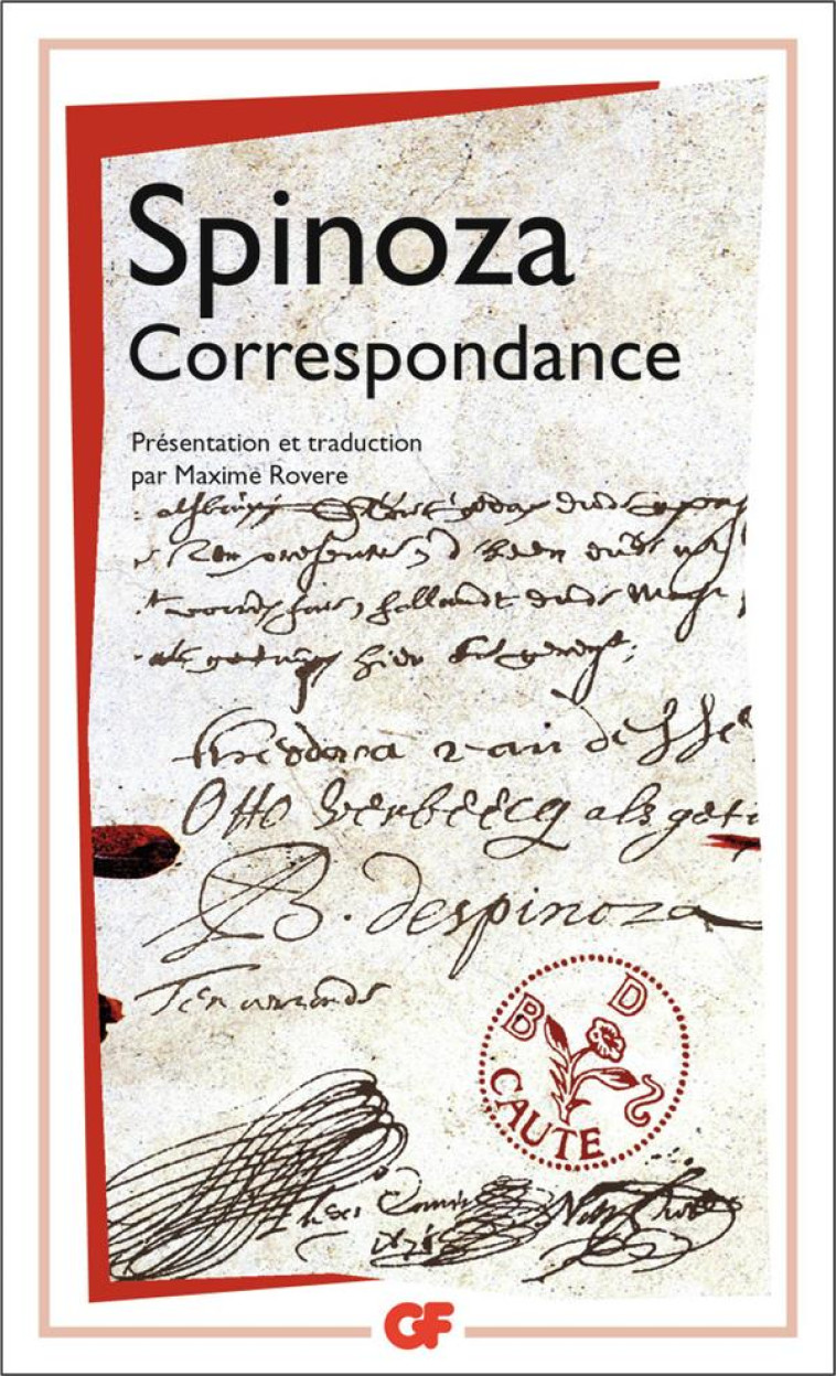 CORRESPONDANCE - SPINOZA - FLAMMARION