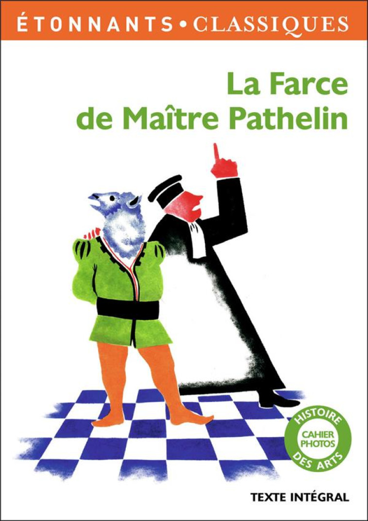 LA FARCE DE MAI TRE PATHELIN - ANONYME - Flammarion