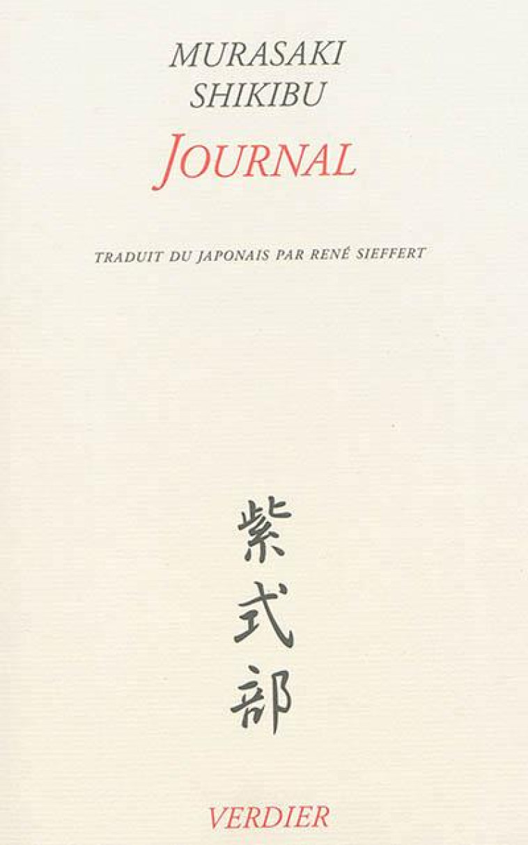 JOURNAL - MURASAKI SHIKIBU - Verdier