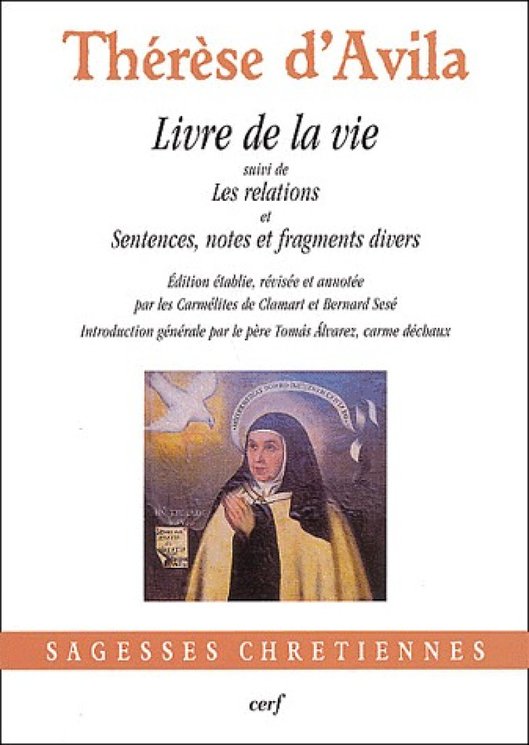 LIVRE DE LA VIE - THERESE D-AVILA - CERF