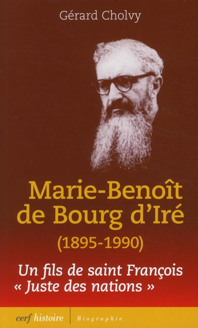 MARIE-BENOIT DE BOURG D-IRE (1895-1990) - CHOLVY GERARD - CERF