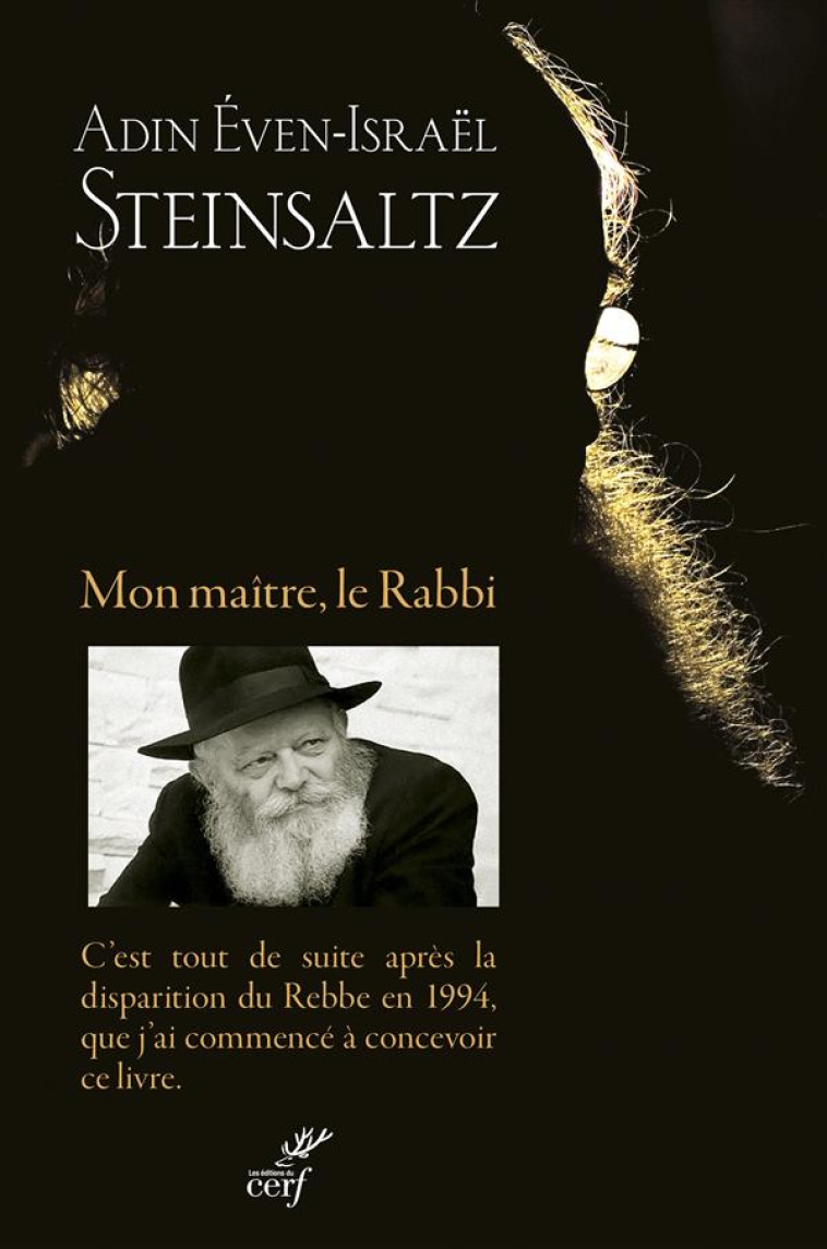 MON MAITRE, LE RABBI - STEINSALTZ ADIN EVEN - Cerf