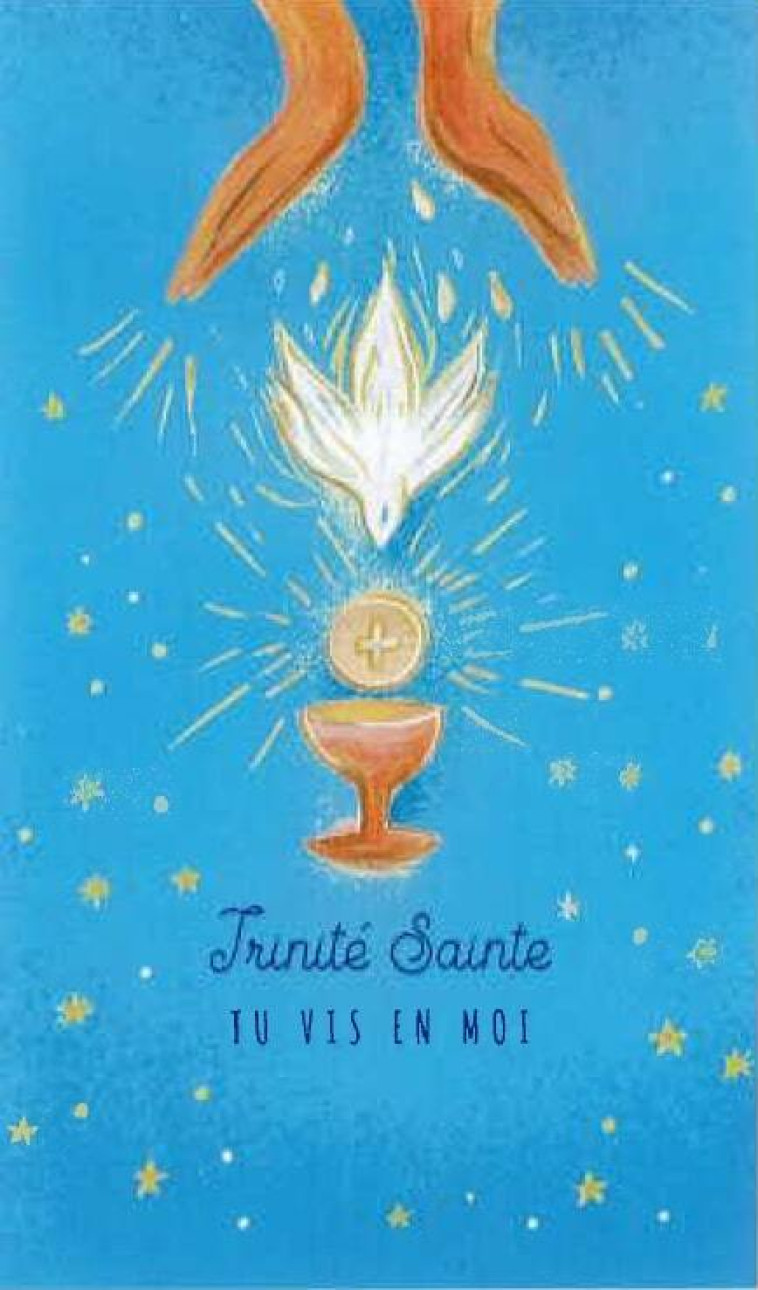 LOT DE 25 - TRINITE SAINTE - TU VIS EN MOI - Gabrielle WIEHE - IMAGES CHRETI