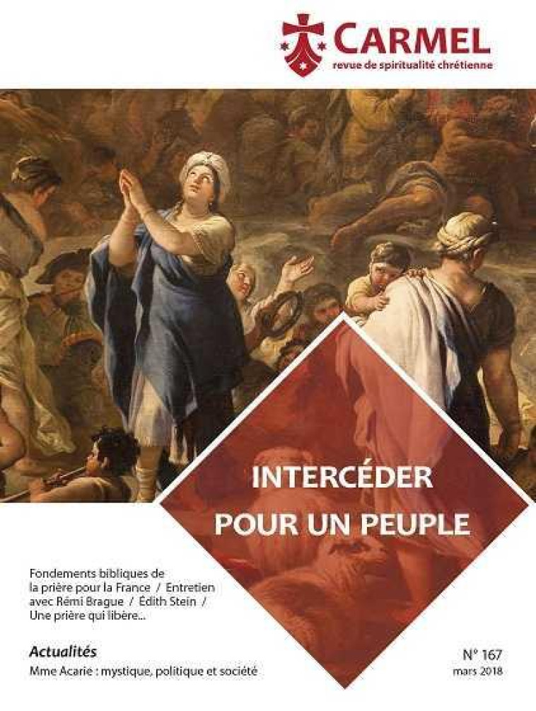 REVUE CARMEL - INTERCEDER POUR UN PEUPLE - COLLECTIF - NC