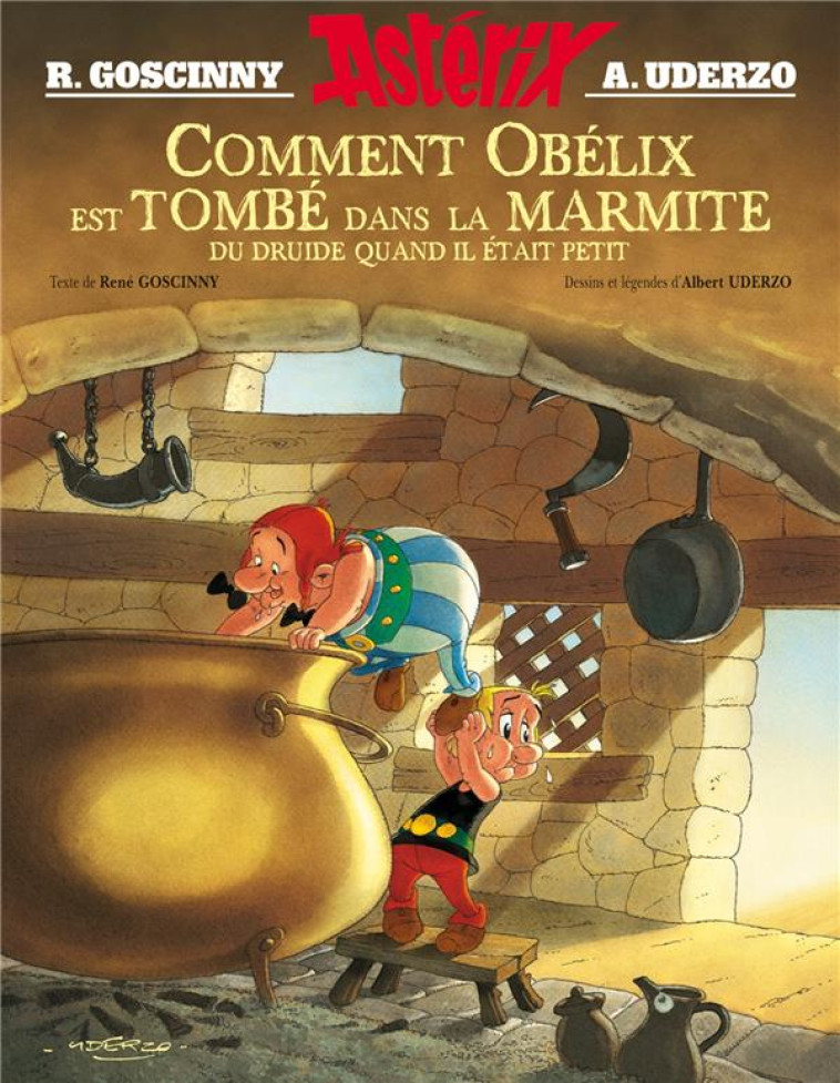 ASTERIX - ALBUM ILLUSTRE - COMMENT OBELIX EST TOMBE DANS LA MARMITE QUAND IL ETAIT PETIT - HC - GOSCINNY/UDERZO - Albert René (Editions)