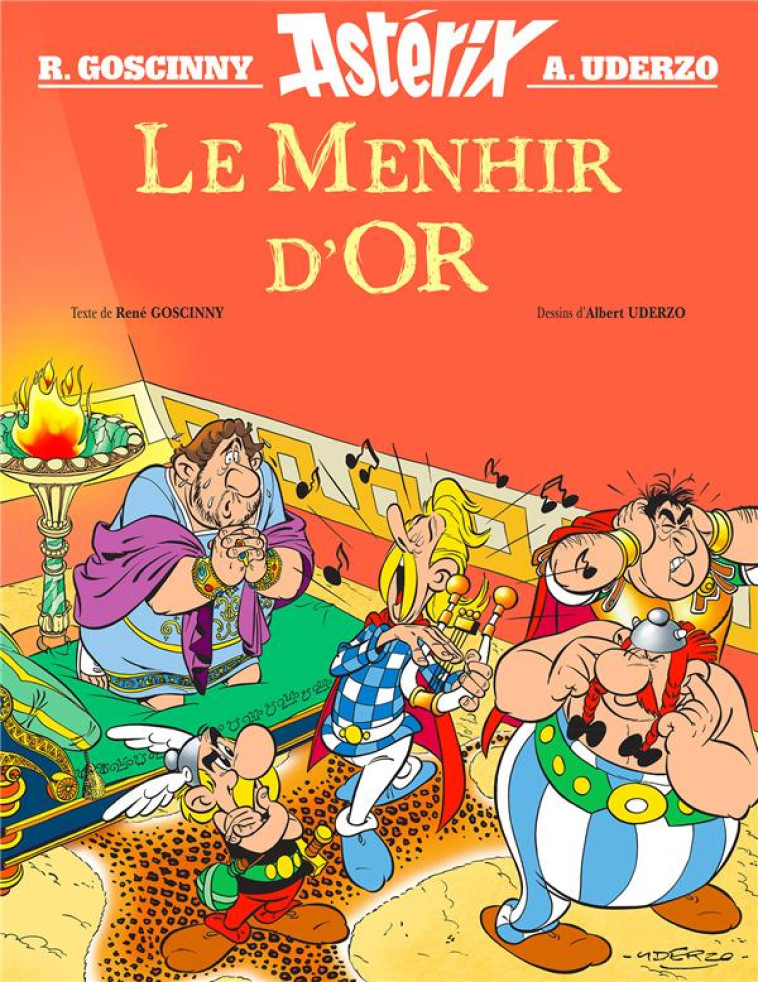 ASTERIX - ALBUM ILLUSTRE - LE MENHIR D'OR (HORS COLLECTION) - HORS COLLECTION - ALBUM ILLUSTRE - GOSCINNY/UDERZO - Albert René (Editions)