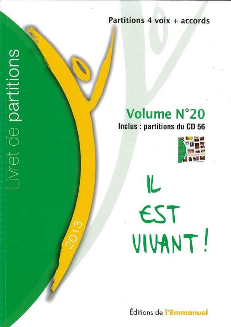 LIVRET DE PARTITIONS N 20 - 2013 - XXX - Ed. de l'Emmanuel