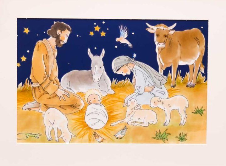 CALENDRIER DE L'AVENT - NATIVITE - LE CALENDRIER DE L'AVENT, FABRIQUE ET ILLUSTRE EN FRANCE, POUR CH - BY. BM - NC