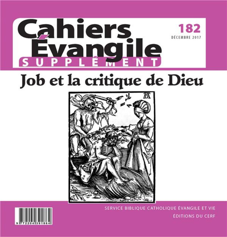 SCE-182 JOB ET LA CRITIQUE DE DIEU - COL CAHIERS EVANG. - NC