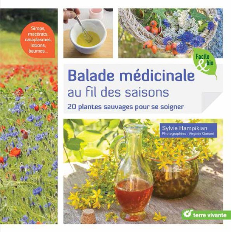 BALADE MEDICINALE AU FIL DES SAISONS - 20 PLANTES SAUVAGES POUR SE SOIGNER - HAMPIKIAN SYLVIE - TERRE VIVANTE