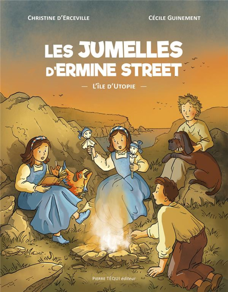 LES BD DE PATAPON - T02 - LES JUMELLES D'ERMINE STREET - L ILE D UTOPIE - EDITION ILLUSTREE - D'ERCEVILLE - TEQUI