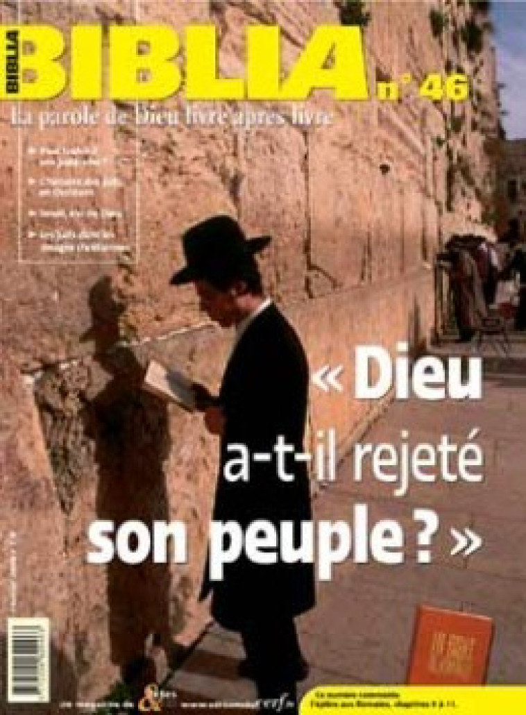 BIBLIA NUMERO 46 DIEU A-T-IL REJETE SON PEUPLE ? - Biblia Biblia, Biblia  - CERF