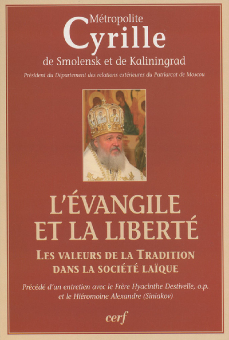 L'Évangile et la Liberté - Cyrille de Smolensk Cyrille de Smolensk, Cyrille de Smolensk  - CERF