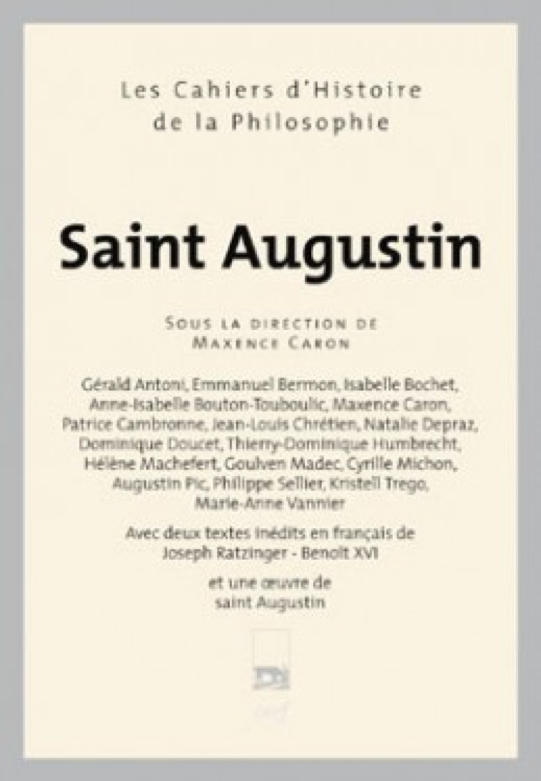 Saint Augustin - Caron Maxence, Caron maxence  - CERF