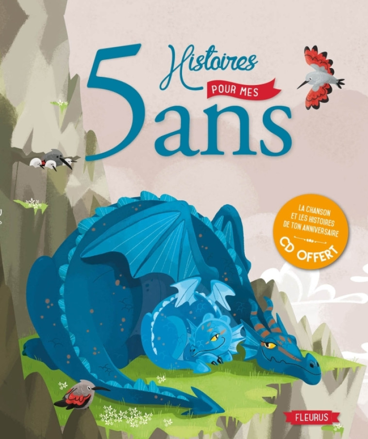 5 histoires pour mes 5 ans (+ CD) - Collectif Collectif, Collectif  - FLEURUS