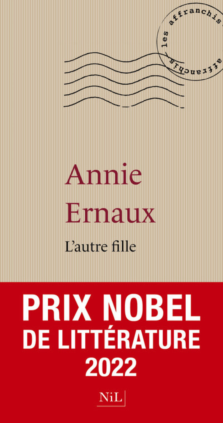 L'Autre Fille - Ernaux Annie - NIL