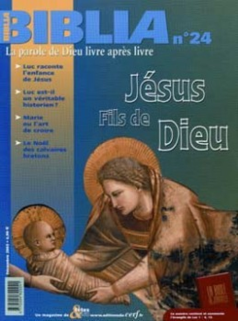 BIBLIA NUMERO 24 JESUS, FILS DE DIEU - Stricher Joseph, STRICHER JOSEPH  - CERF