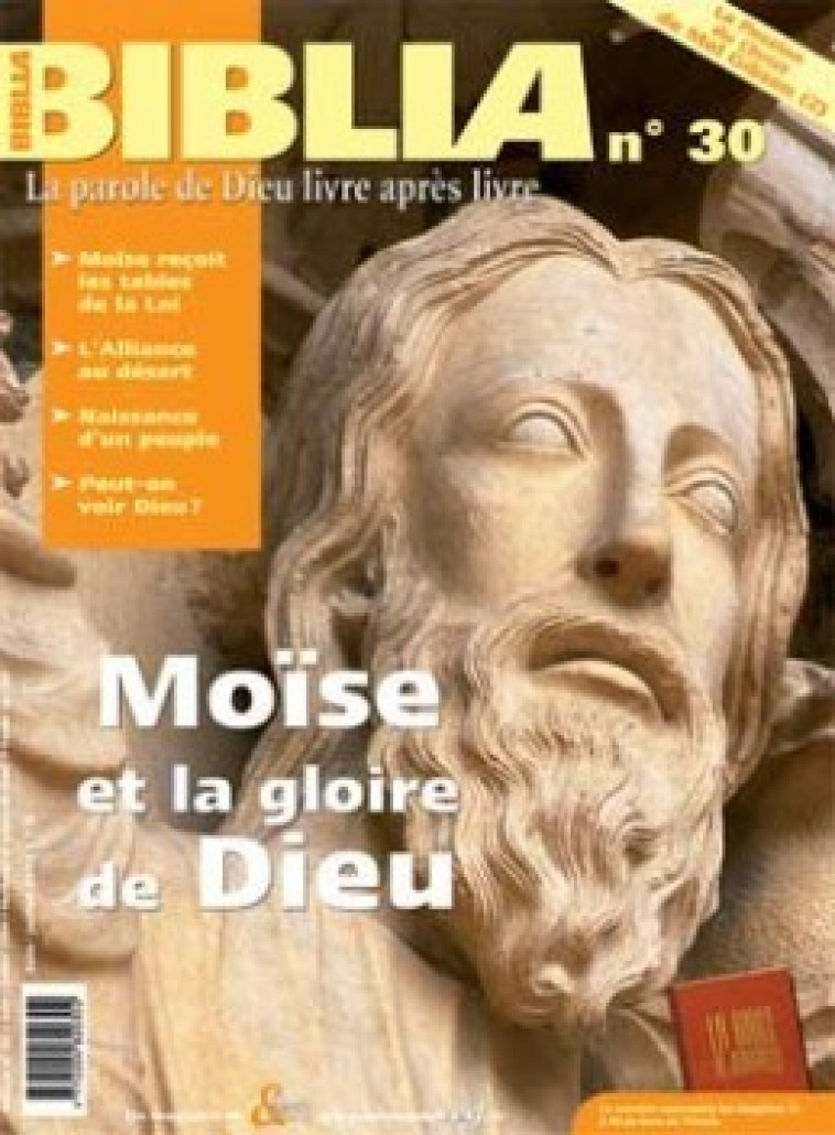 BIBLIA 30 - MOISE ET LA GLOIRE DE DIEU - Ska Jean-Louis, Ska jean-louis  - CERF