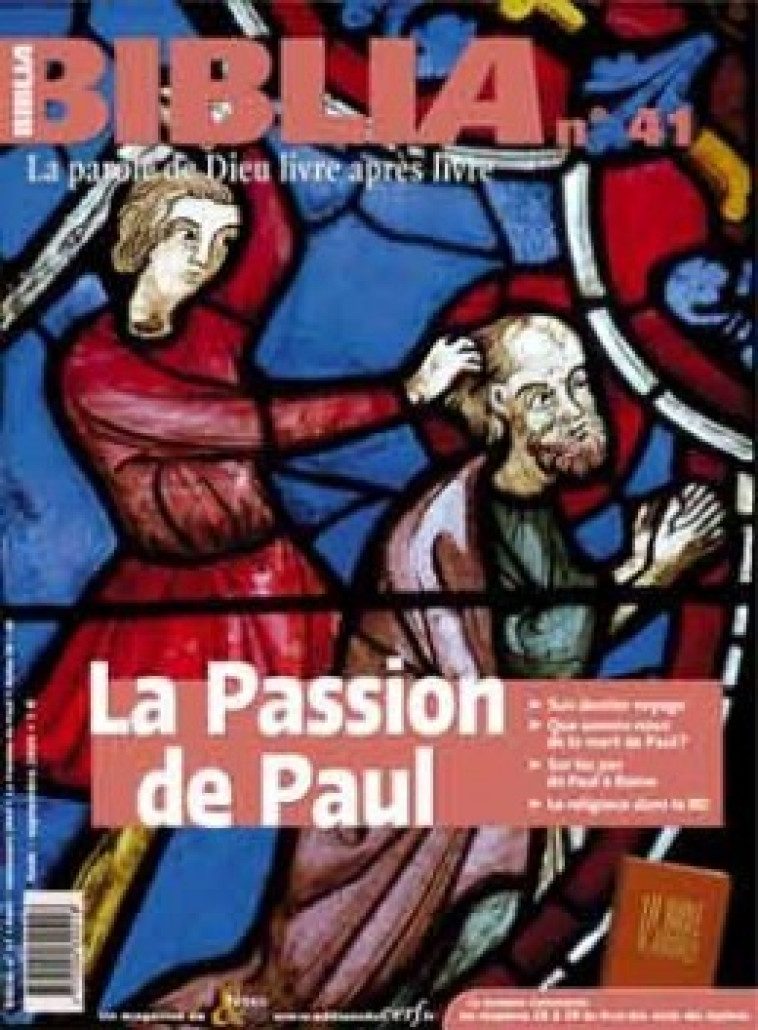 BIBLIA - NUMERO 41 LA PASSION DE PAUL - Marguerat Daniel, MARGUERAT DANIEL  - CERF