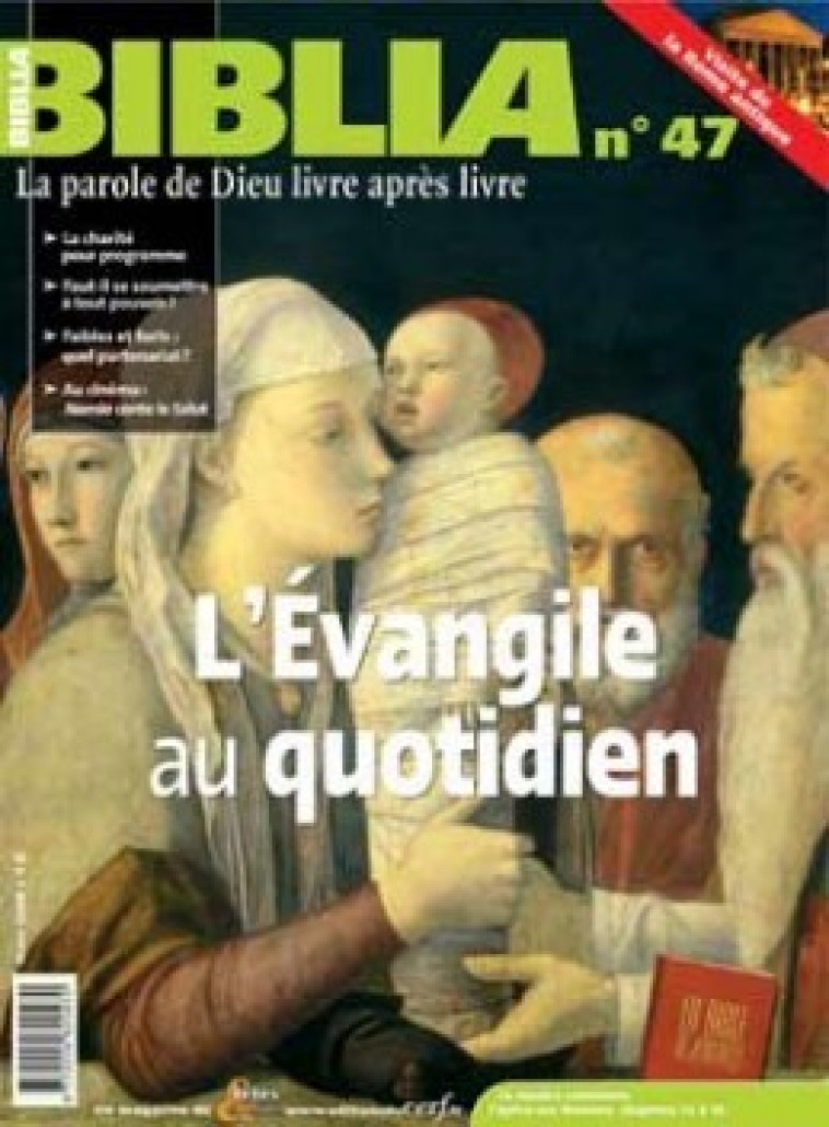 BIBLIA 47 - L'EVANGILE AU QUOTIDIEN - Cuvillier Élian, Cuvillier elian  - CERF