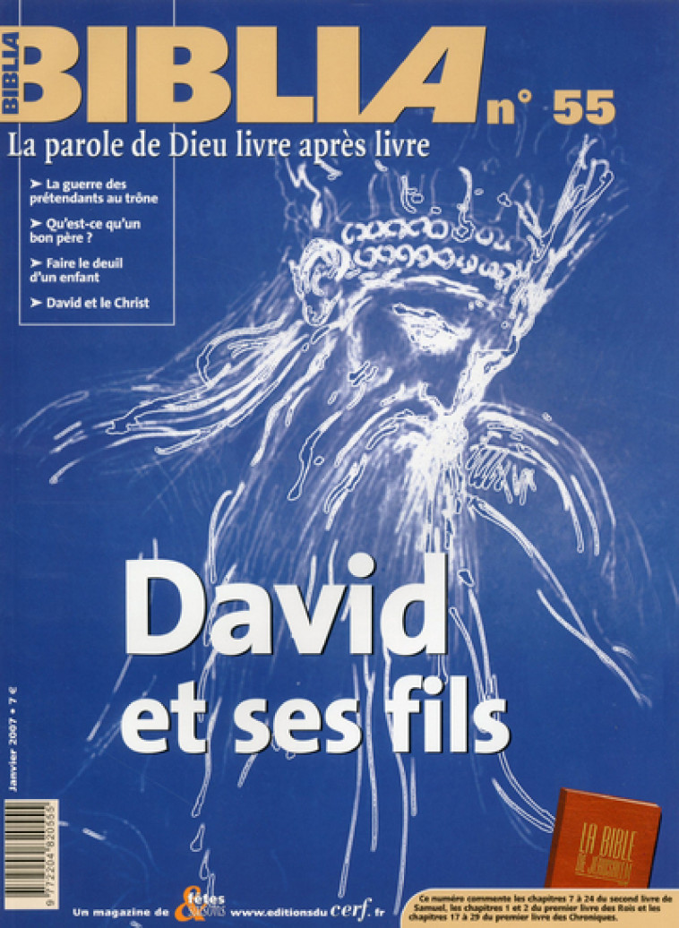 LES BIBLIA 55 - FILS DE DAVID - Collectif Biblia Collectif Biblia, Collectif biblia  - CERF