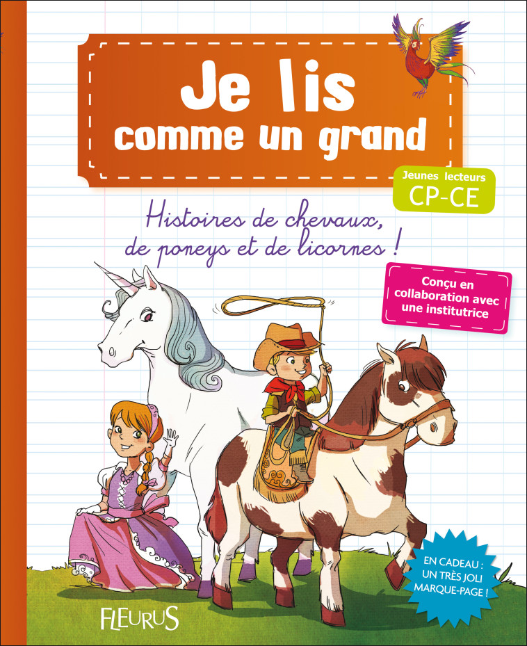 HISTOIRES DE CHEVAUX, PONEYS ET DE LICORNES (+MARQUE-PAGE) - Gabillet Annick, Chatel Christelle, Thouret Florian, Maurel Carole - FLEURUS