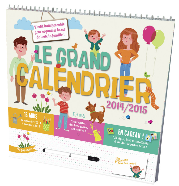 Le grand calendrier 2014/2015 - Beaussant Marie, C. Maëlle - FLEURUS