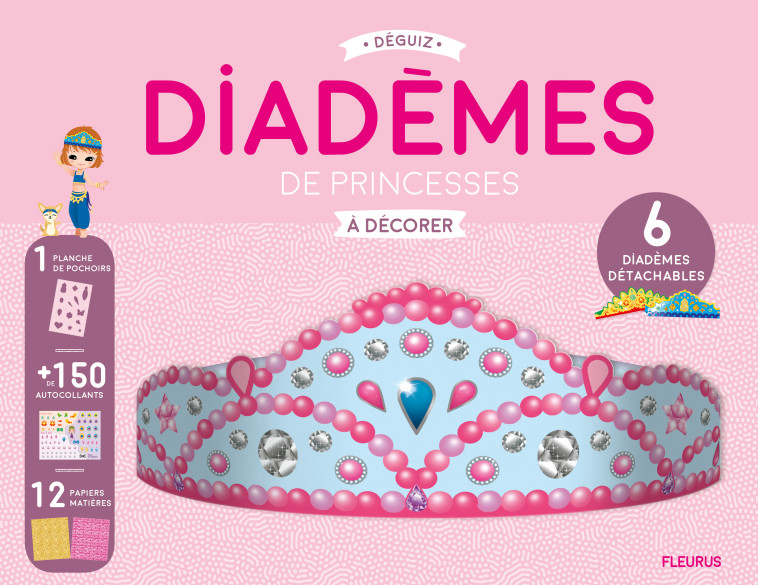 Diadèmes de princesses à décorer - Candybird Candybird - FLEURUS