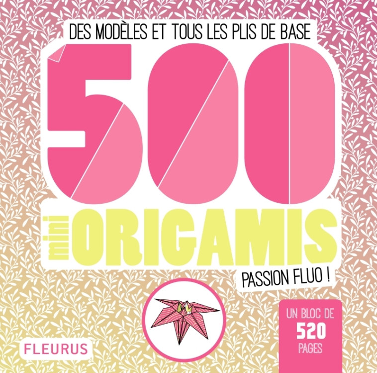 500 mini origamis passion fluo ! - Soulères Caroline - FLEURUS