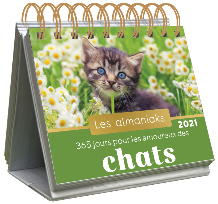 Almaniak 365 jours pour les amoureux des chats 2021 - Boone Danièle - 365 PARIS