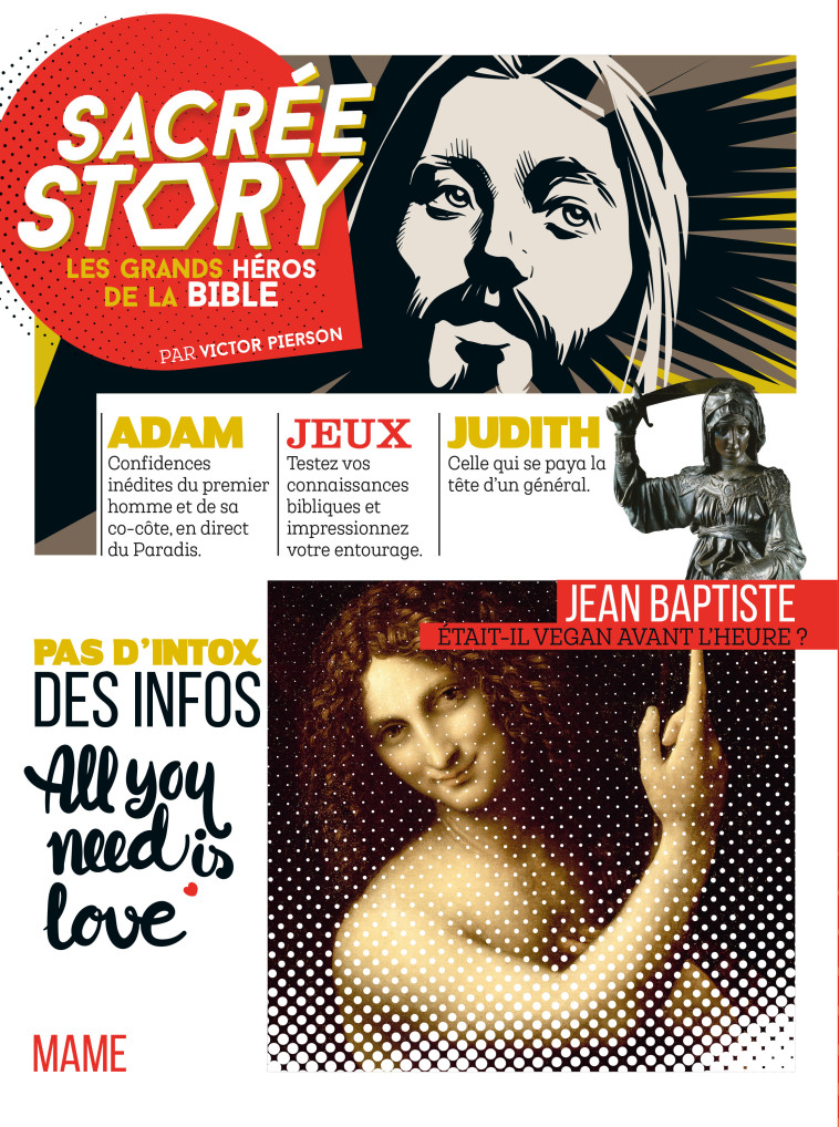 Sacrée story - le mag des grands héros de la Bible - Pierson Victor - MAME