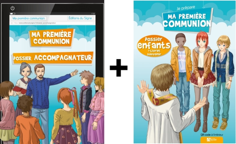 Lot coffret 1ère communion enfant + accompagnateur - XXX - SIGNE