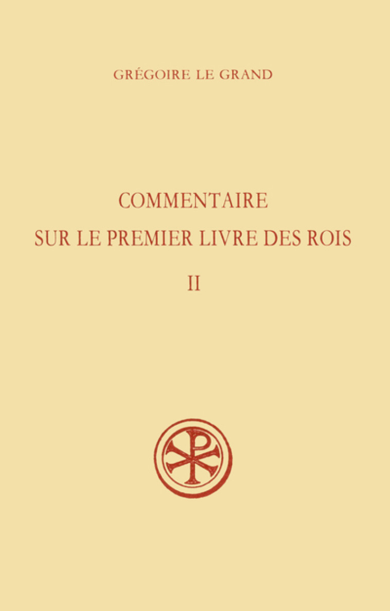 SC 391 COMMENTAIRE SUR LE PREMIER LIVRE DES ROIS,II - Nysse Grégoire de, NYSSE GREGOIRE DE  - CERF